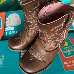 Wonder Nation Brown Kids Boots